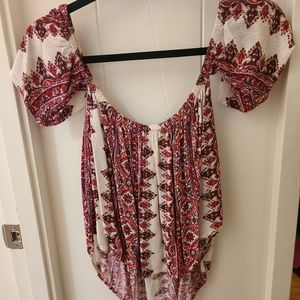 Off the shoulder shirt